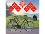 Telefunken Trekking E Bike 21 Gang Shimano Kettenschaltung Hinterradmotor 36V 10Ah Akku XT481 – Bild 6