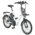 Prophete Urban Kompakt-E-Bike Urbanicer 3.0 Kreide Glanz 20″